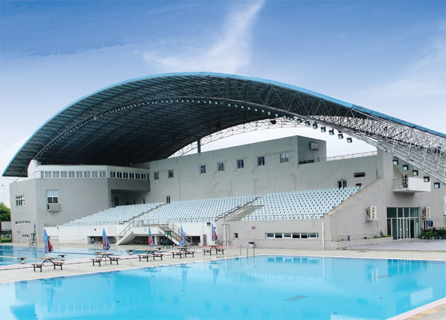 遵化游泳馆网架